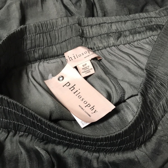 PHILOSOPHY Wide Legged Dark Grey Pants - Picture 7 of 8